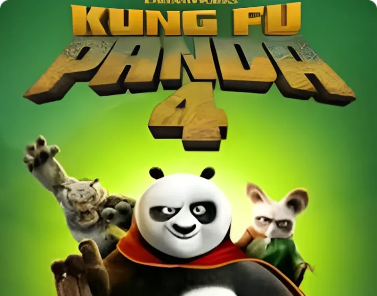 A group of animated animal warriors stand confidently. A panda in a red cape leads at the center, surrounded by fierce companions on a hexagonal patterned floor.